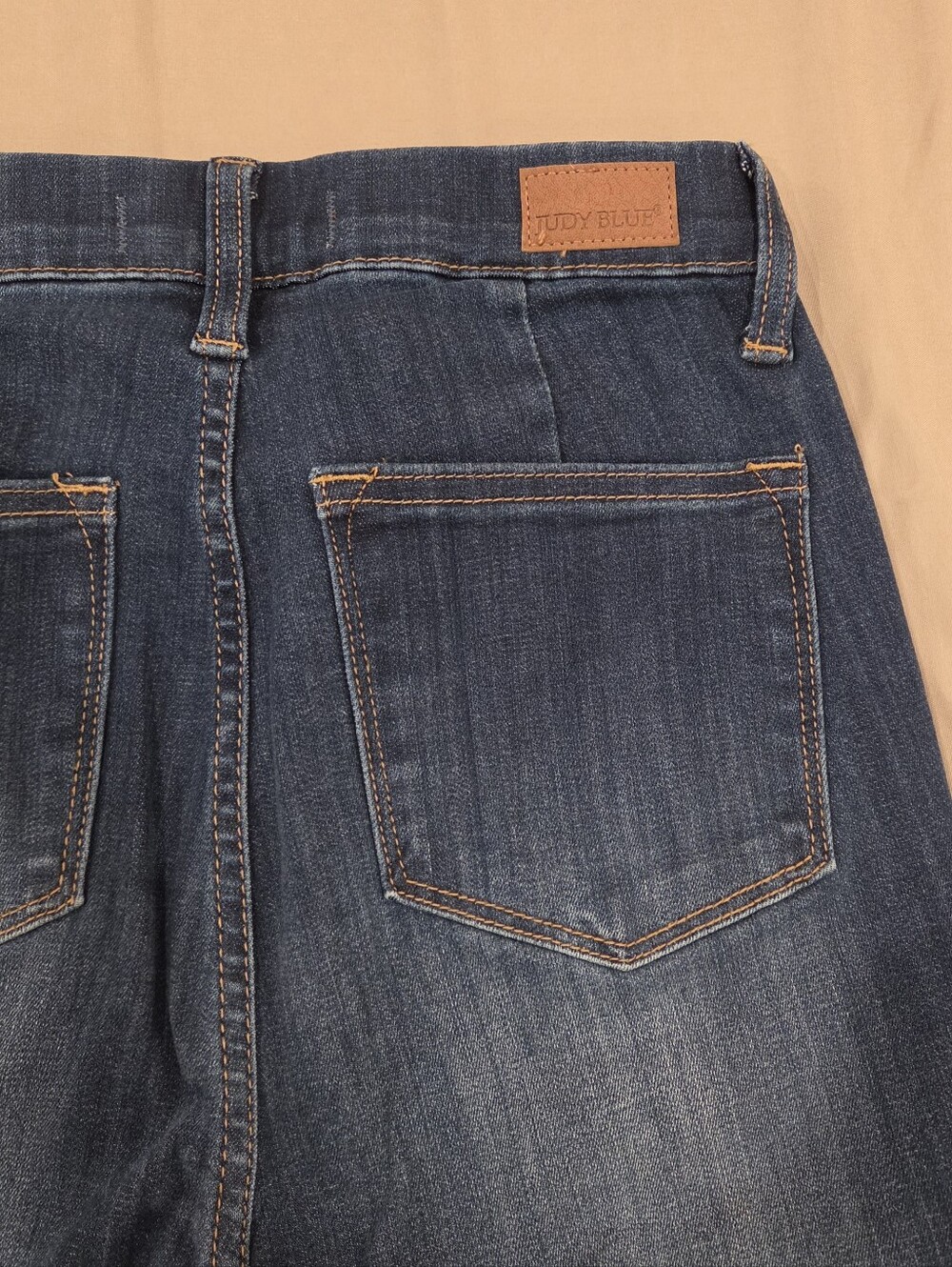 Judy Blue Miley High Rise Pull On Flare Jeans Dark Wash Size 1/25